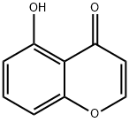 5-ヒドロキシ-4H-クロメン-4-オン 化学構造式