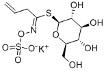 黑介子硫苷酸钾, 3952-98-5, 结构式
