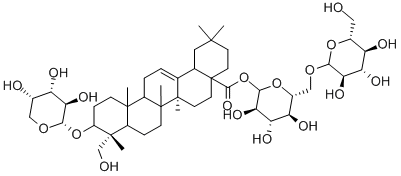 アスペロサポニン VI 化学構造式