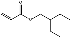 プロペン酸2-エチルブチル 化学構造式