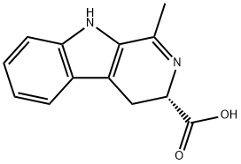 (S)-4,9-DIHYDRO-1-METHYL-3H-PYRIDO[3,4-B]INDOLE-3-CARBOXYLIC ACID Structure