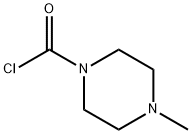 4-Methylpiperazine-1-carbonyl chloride Struktur