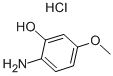 2-羟基-4-甲氧基苯胺盐酸盐, 39547-15-4, 结构式