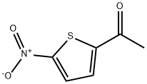 2-アセチル-5-ニトロチオフェン 化学構造式
