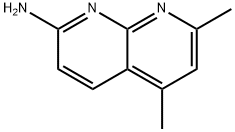 5,7-DIMETHYL[1,8]NAPHTHYRIDIN-2-AMINE Struktur
