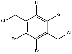 1,2,4,5-tetrabromo-3,6-bis(chloromethyl)benzene Struktur