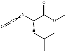 (S)-(-)-2-イソシアナト-4-メチル吉草酸メチル 化学構造式