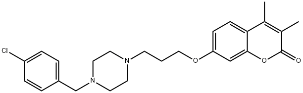 哌香豆司特, 39577-19-0, 结构式