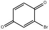 2-ブロモ-1,4-ベンゾキノン 化学構造式