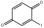 2-ヨード-1,4-ベンゾキノン 化学構造式