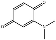 2-(ジメチルアミノ)-1,4-ベンゾキノン 化学構造式