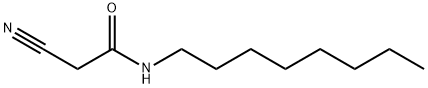 2-氰基-正辛基-乙酰胺, 39581-22-1, 结构式