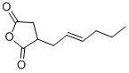 HEX-2-ENYLSUCCINIC ANHYDRIDE Structure