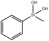 メチルジヒドロキシフェニルシラン 化学構造式