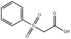 (フェニルスルホニル)酢酸 化学構造式