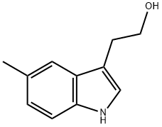 1H-INDOLE-3-ETHANOL,5-METHYL Struktur