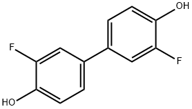 [1,1'-Biphenyl]-4,4'-diol, 3,3'-difluoro- Struktur