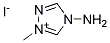 4-氨基-1-甲基-1,2,4-三氮唑IUM IO二D, 39602-93-2, 结构式