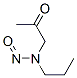 1-(ニトロソプロピルアミノ)-2-プロパノン 化学構造式