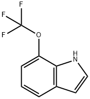 7-三氟甲氧基吲哚, 396075-91-5, 结构式