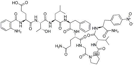 ABZ-GLU-THR-LEU-PHE-GLN-GLY-PRO-VAL-P-NITRO-PHE-NH2,396096-53-0,结构式