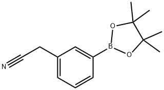 (3-CYANOMETHYLPHENYL)BORONIC ACID, PINACOL ESTER Structure