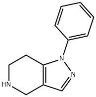 4,5,6,7-四氢-1-苯基-1H-吡唑并[4,3-C]吡啶, 396133-34-9, 结构式