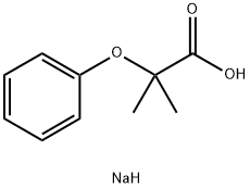sodium 2-phenoxyisobutyrate 结构式