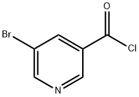 5-溴吡啶-3-羰酰氯 结构式