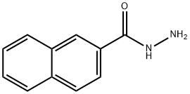 2-ナフタレンカルボヒドラジド 化学構造式