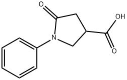 5-OXO-1-PHENYL-PYRROLIDINE-3-CARBOXYLIC ACID Struktur