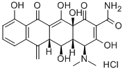METHACYCLINE HYDROCHLORIDE 化学構造式