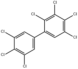 2,3,4,5,3',4',5'-ヘプタクロロ-1,1'-ビフェニル 化学構造式