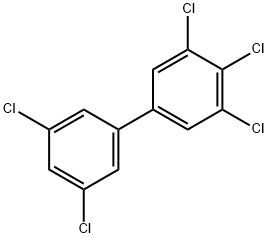 3,4,5,3',5'-ペンタクロロ-1,1'-ビフェニル 化学構造式
