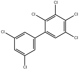 2,3,3',4,5,5'-ヘキサクロロ-1,1'-ビフェニル 化学構造式