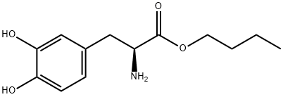 L-ドーパN-ブチルエステル 化学構造式