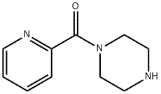 1-(ピリジン-2-イルカルボニル)ピペラジン 化学構造式