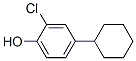 2-クロロ-4-シクロヘキシルフェノール 化学構造式