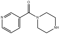 1-ピペラジニル(3-ピリジル)ケトン 化学構造式
