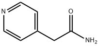 ピリジン-4-アセトアミド 化学構造式