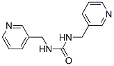 1,3-双(吡啶-3-基甲基)脲, 39642-65-4, 结构式