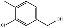 3-クロロ-4-メチルベンジルアルコール 化学構造式