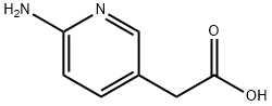 6-氨基吡啶-3-乙酸, 39658-45-2, 结构式