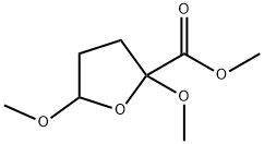 METHYLTETRAHYDRO-2,5-DIMETHOXY-2-FURANCARBOXYLATE Struktur