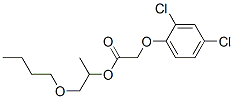 2,4-Dichlorophenoxyacetic acid 2-butoxy-1-methylethyl ester Struktur