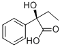 (R)-2-Hydroxy-2-phenylbutyric  acid Struktur