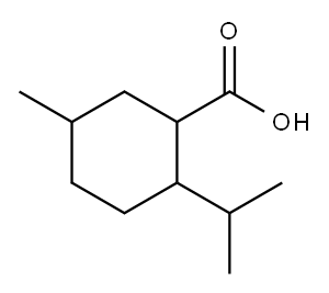 p-menthane-3-carboxylic acid Structure