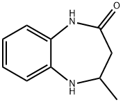 4-甲基-1,3,4,5-四氢-2H-1,5-苯并二氮杂卓-2-酮, 3967-01-9, 结构式