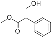 A-(HYDROXYMETHYL)BENZENACETIC ACID METHYL ESTER Structure