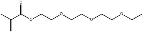 2-甲基-2-丙烯酸-2-[2-(2-乙氧基乙氧基)乙氧基]乙酯, 39670-09-2, 结构式